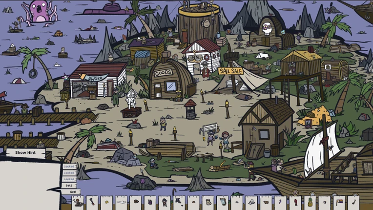 Of Nooks and Nonsense: A Pirate Hidden Object Game screenshot