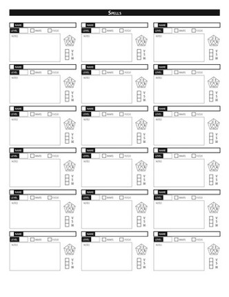 Pathfinder 2nd Edition character sheet (5 pages; FORM FILLABLE INCLUDED) Image