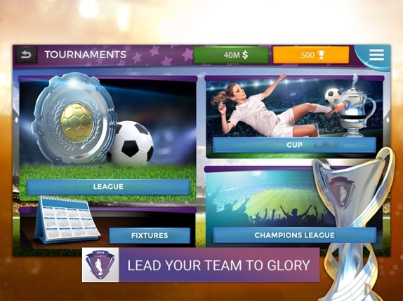 Women's Soccer Manager (WSM) screenshot