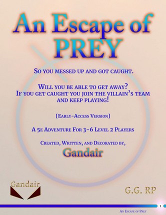 An Escape of Prey Image