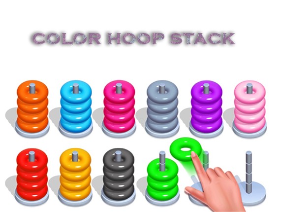 Color Hoop Stack - Sort Puzzle Image
