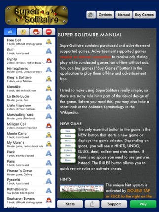 Free Cell Solitaire screenshot