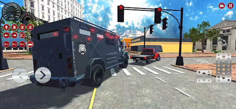 American Police Car Game Image