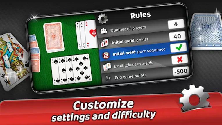 Rummy - offline card game screenshot