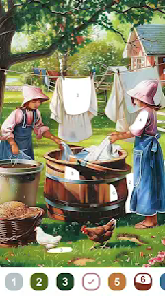 Memory Color - Paint by Number Image