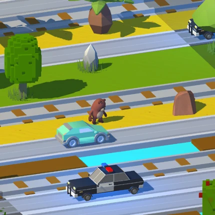 Fun Animal Rush: Coins Road 3D Image