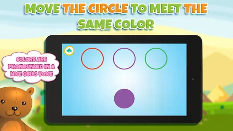 Learning colors for toddlers screenshot