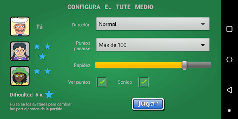 Tute Medio screenshot