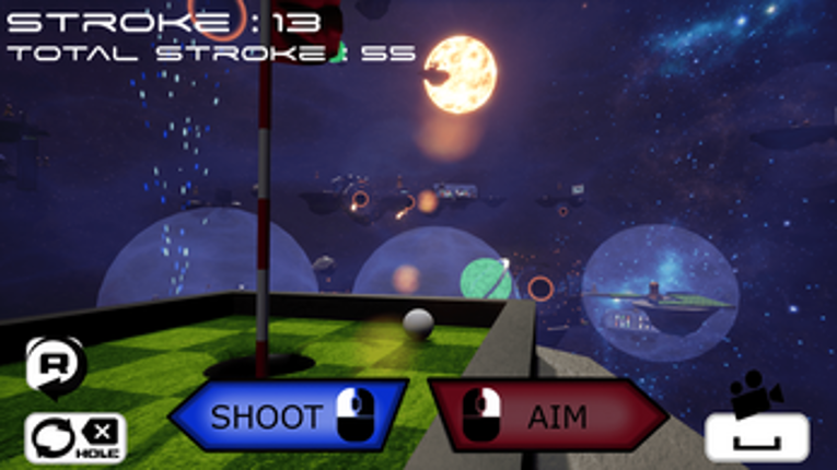 Galactic Mini-Golf Contest screenshot