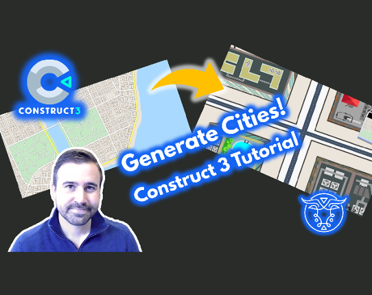 Procedurally Generate Cities! Construct 3 Tutorial Image