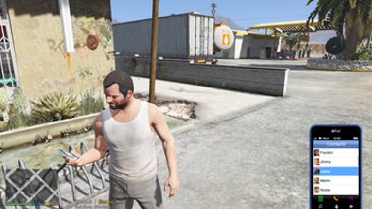 Lester Crest Phone Contact Photo Replacement for GTA V (PC ONLY) screenshot