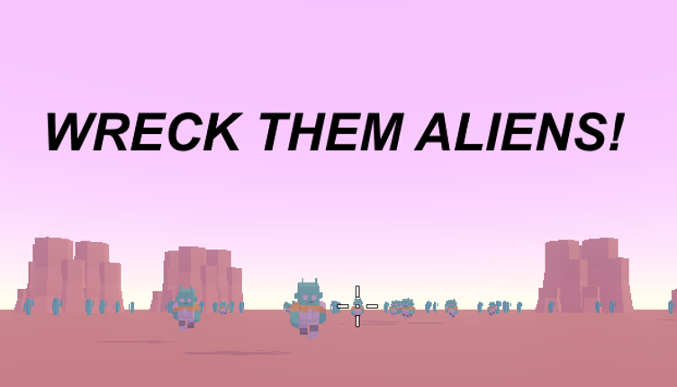 Wreck Them Aliens Game Cover