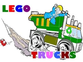 Lego Trucks Coloring Image