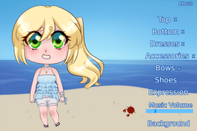 Melody Dress-up Game screenshot
