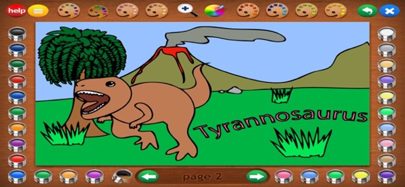 More Dinosaurs Coloring Book screenshot