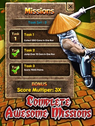 Ninja Warrior Combat 3D - A Fun Run Jump &amp; Race Game screenshot