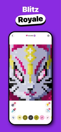 Pixel Coloring for Fortnite Image