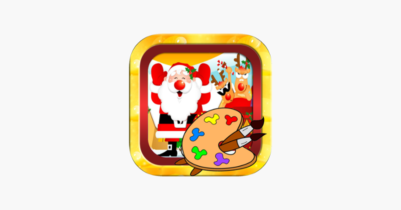Snowman and merry christmas picture coloring book Image