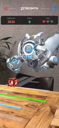Tricentis Space Battle AR Image