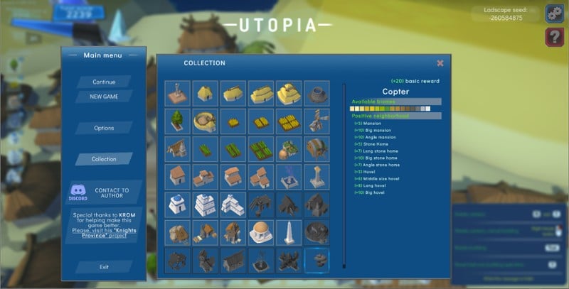 Utopia screenshot