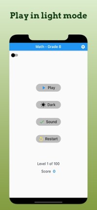 8th Grade Math Challenge screenshot
