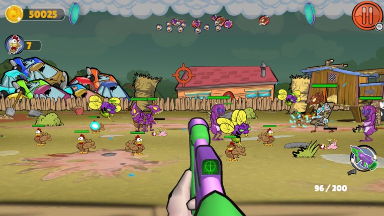 Chicken Coop Invaders screenshot
