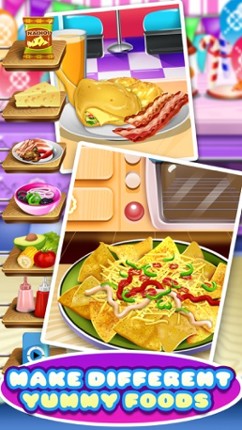 Crazy Food Maker Kitchen Salon - Chef Dessert Simulator & Street Cooking Games for Kids! screenshot