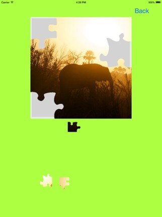 Elephants Jigsaw Puzzles with Photo Puzzle Maker screenshot