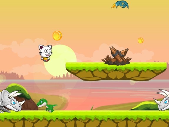 Funny Cat Runner - Happy Cute Kittens Running Meow screenshot