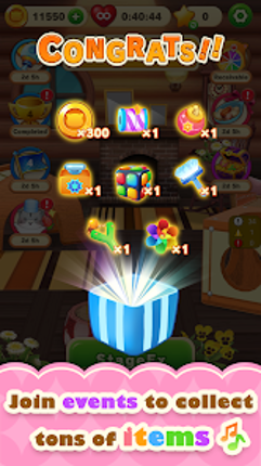 Hamster Life match and home screenshot