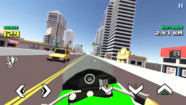 Blocky Moto Racing: Bike Rider Image