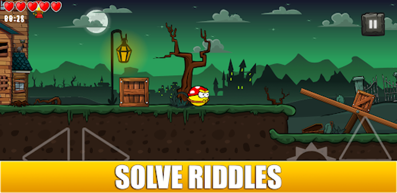 Spike bounce ball: helloween screenshot