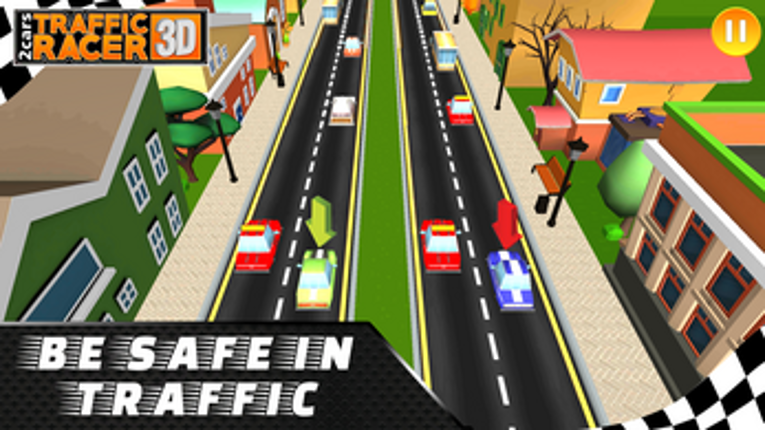 2 Cars Traffic Racer 3D screenshot