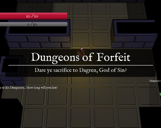 Dungeons of Forfeit Game Cover