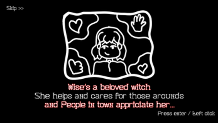 The witch with pain Image