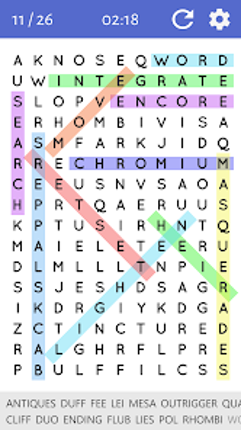 Word Search Puzzles screenshot