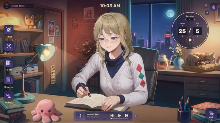 Lo-Fi Girl: AI Assistant screenshot