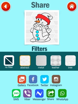 Merry Christmas Coloring Book for Kids: Xmas Games screenshot