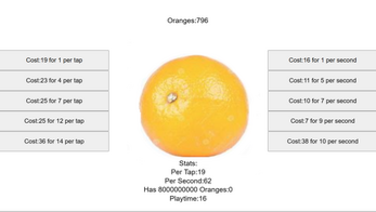 Orange Fruit Clicker Image