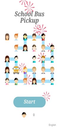 School Bus Pickup Puzzle Image