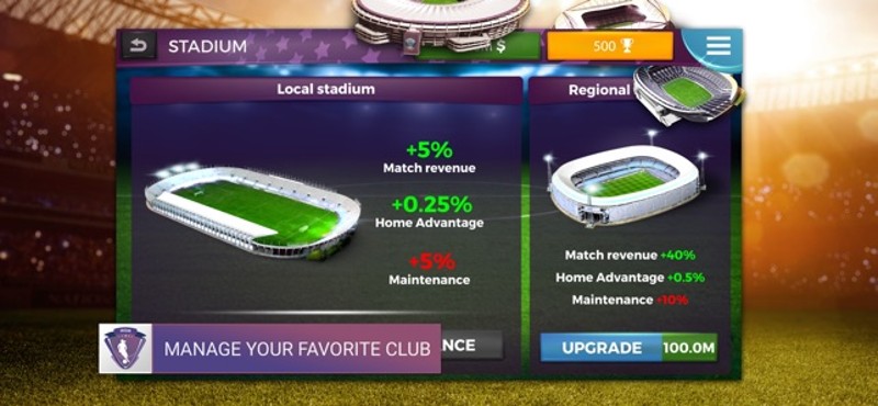 Women's Soccer Manager (WSM) screenshot