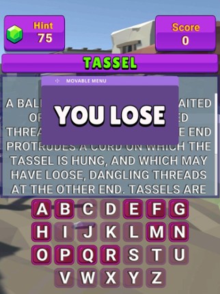 Word Brain Busters Word Puzzle Image