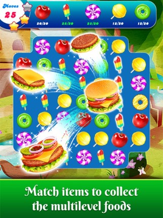 Food Splash : Match 3 game screenshot