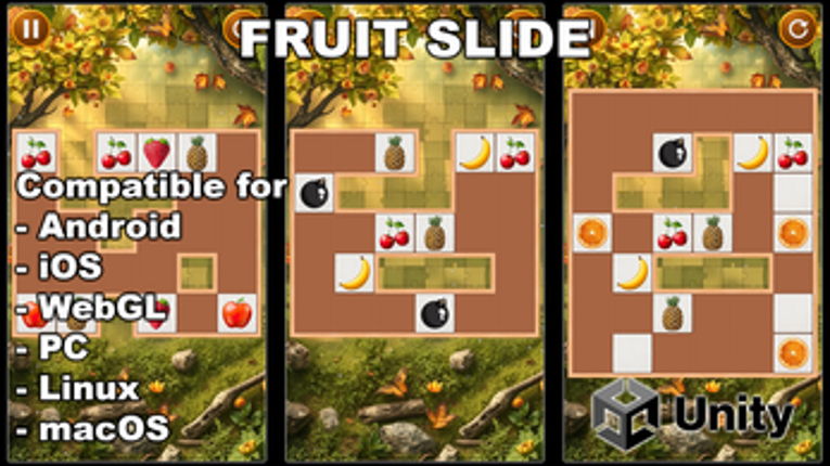 Fruit Slide - Unity Game Template Image