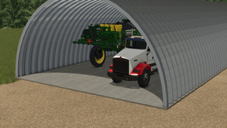 FS25 Open End Quonset Hut screenshot