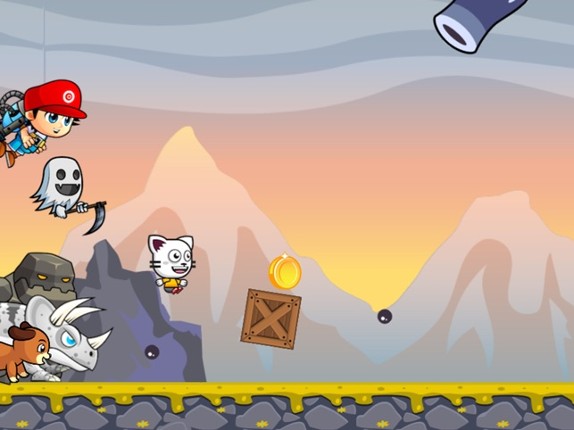 Funny Cat Runner - Happy Cute Kittens Running Meow screenshot