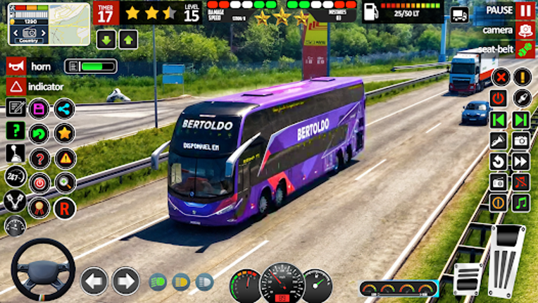 City Bus Games Coach Bus 3D Image