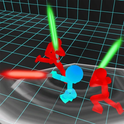 Stickman Neon Sword Fighting Image