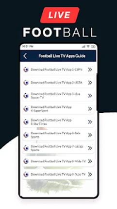 SportzFy : Live Football TV Image