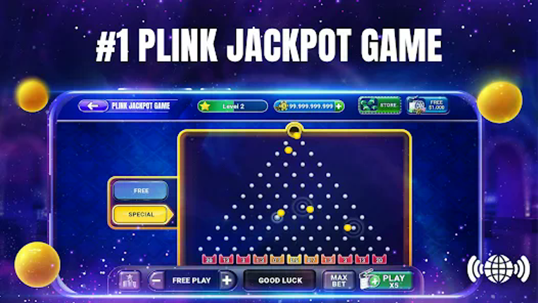 Plink Jackpot - Big Win x1000 screenshot